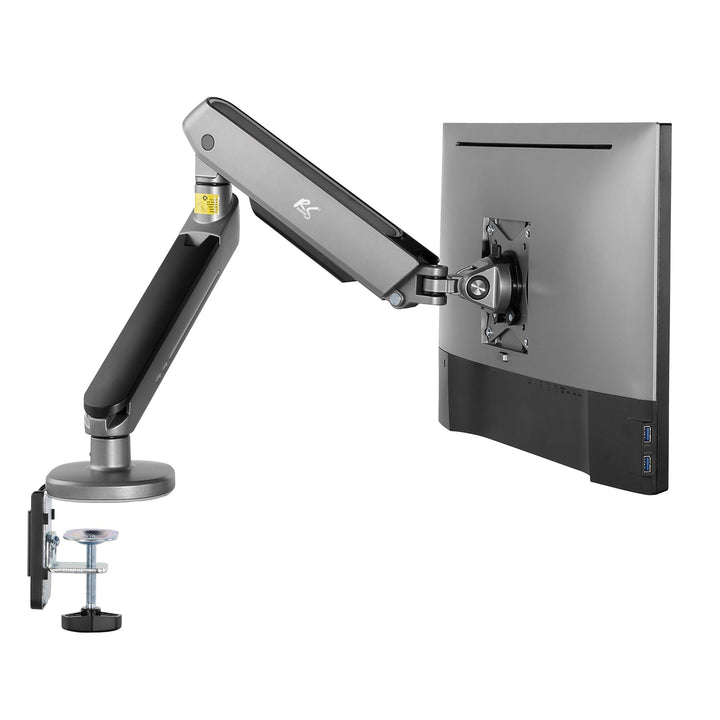 NanoRS gaming-skærmholder, RGB LED-belysning, 17-32", maks. 9 kg, VESA 75x75 / 100x100, RS165
