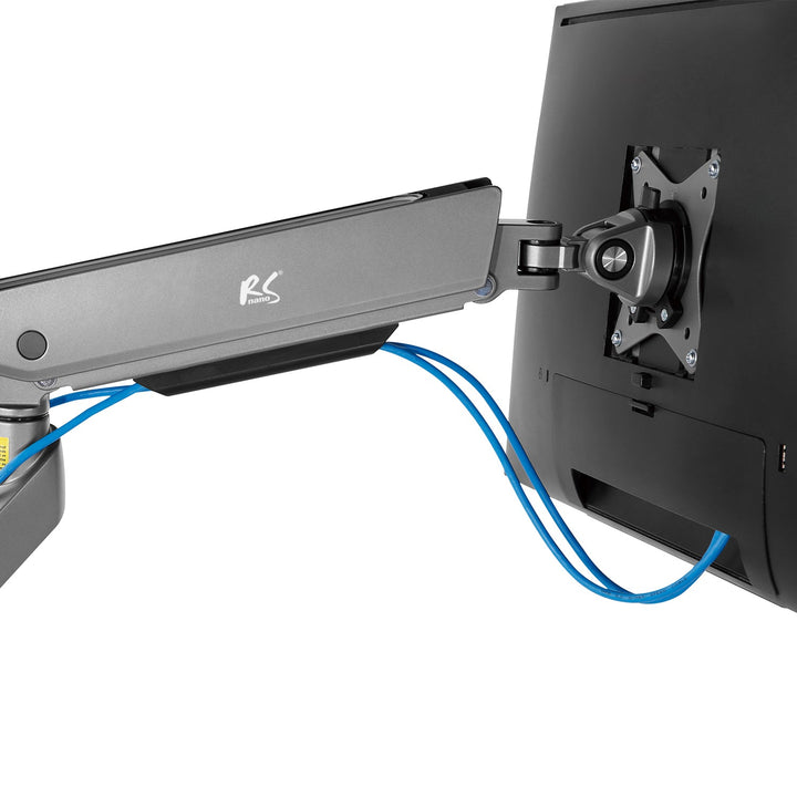 NanoRS gaming-skærmholder, RGB LED-belysning, 17-32", maks. 9 kg, VESA 75x75 / 100x100, RS165