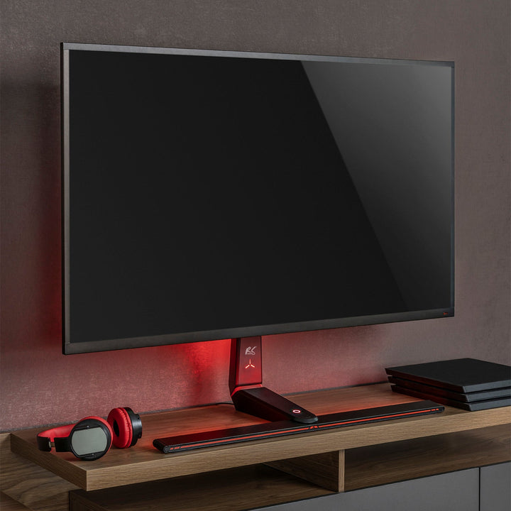 Gaming-monitorholder NanoRS, højdejustering, RGB LED, 32-55", maks. VESA 400x400, maks. 40 kg, RS167