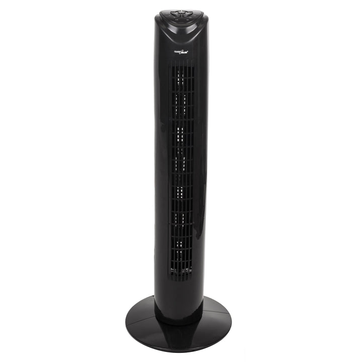 Søjleventilator med fjernbetjening, 3 indstillinger, 3 hastigheder, 80° svingning, 45 W, timer, højde 82 cm GB645