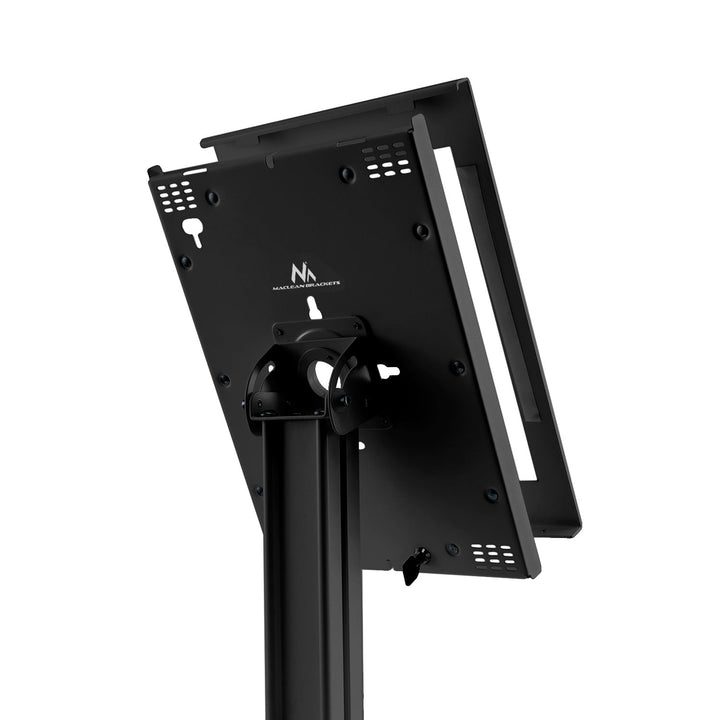 Maclean reklamestativ til tablet, gulvmodel med lås, sort, iPad Pro (Gen 3), 12,9", MC-867 B