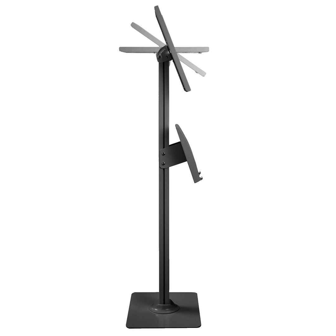 Maclean reklamestativ til tablet, gulvmodel med lås, sort, iPad Pro (Gen 3), 12,9", MC-867 B