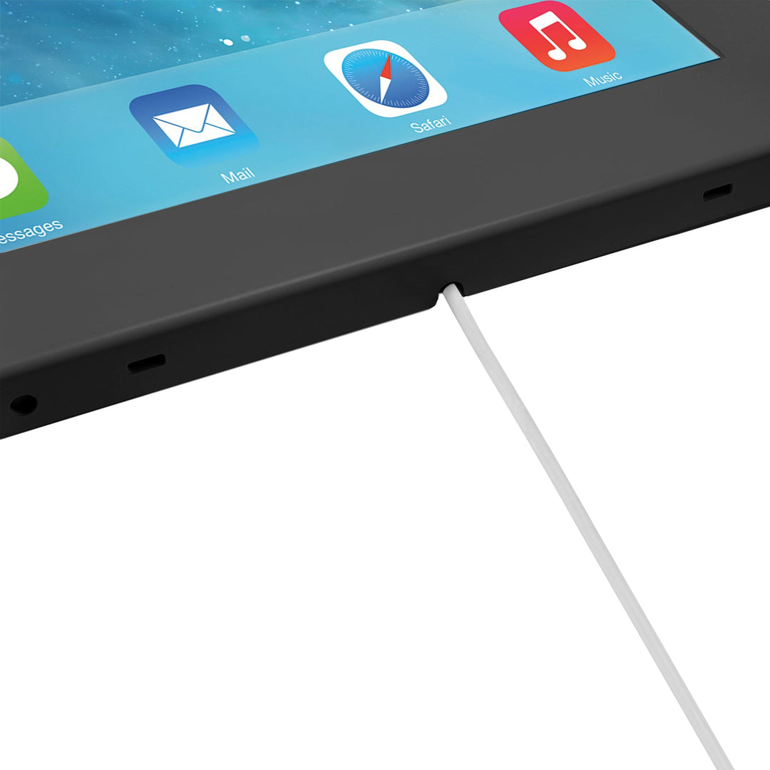 Maclean reklamestativ til tablet, gulvmodel med lås, sort, iPad Pro (Gen 3), 12,9", MC-867 B