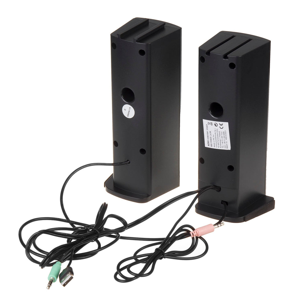 Audiocore 3Wx2 computerhøjttalere, LED, USB 5v, line-in, AC955