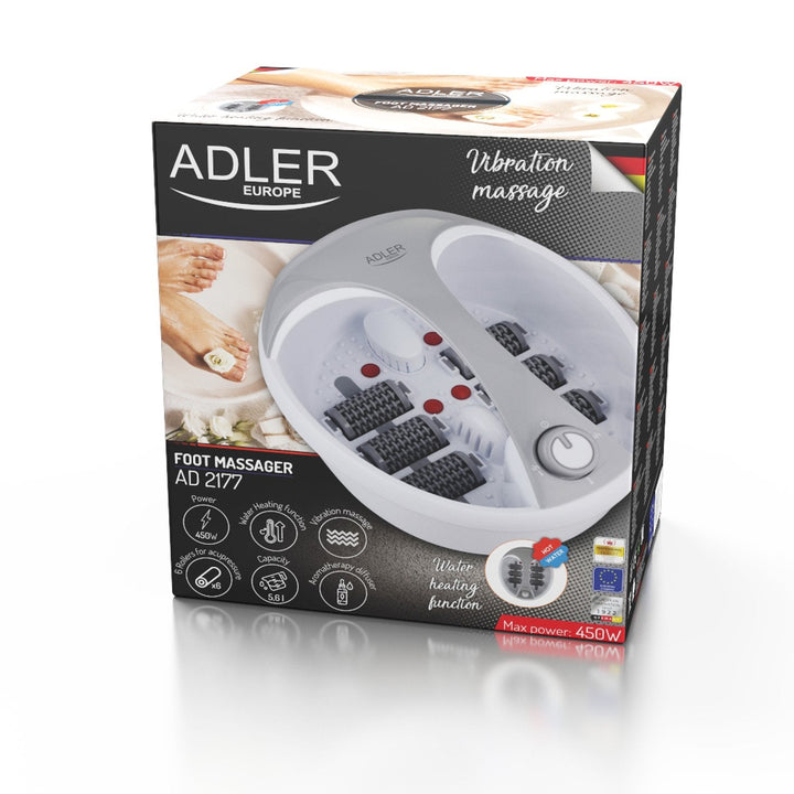 Adler AD 2177 multifunktionel fodmassager med håndtag
