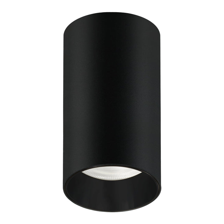 Oplægning / rør Maclean, punktbelysning, rund, aluminium, GU10, 55x100 mm, sort, MCE458 B/B