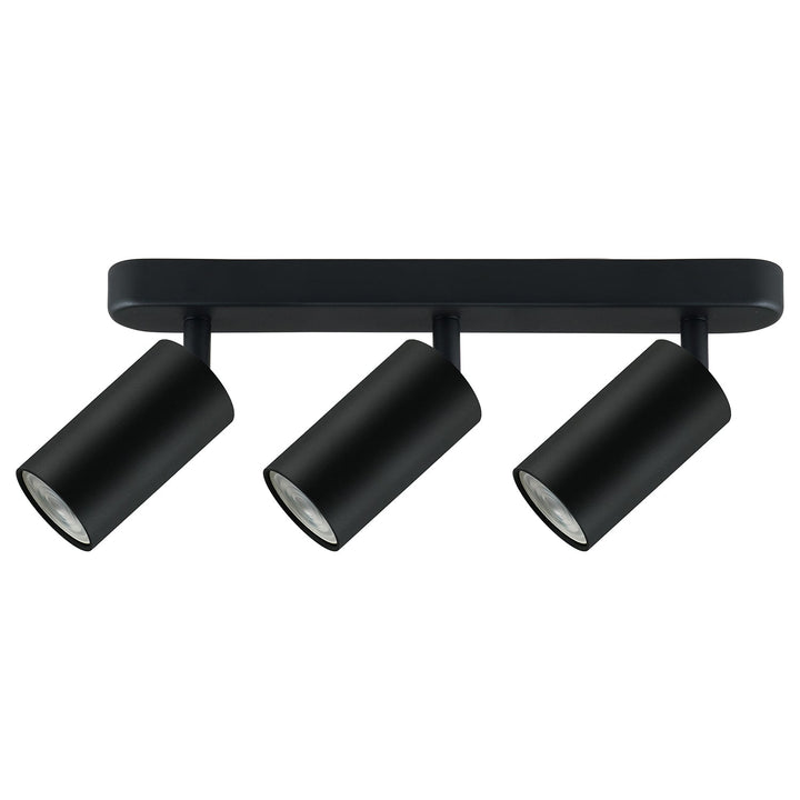 Maclean væg- og loftslampe, spot, bevægelig, aluminium, 3xGU10, 55x100 mm, sort mat, MCE453 B
