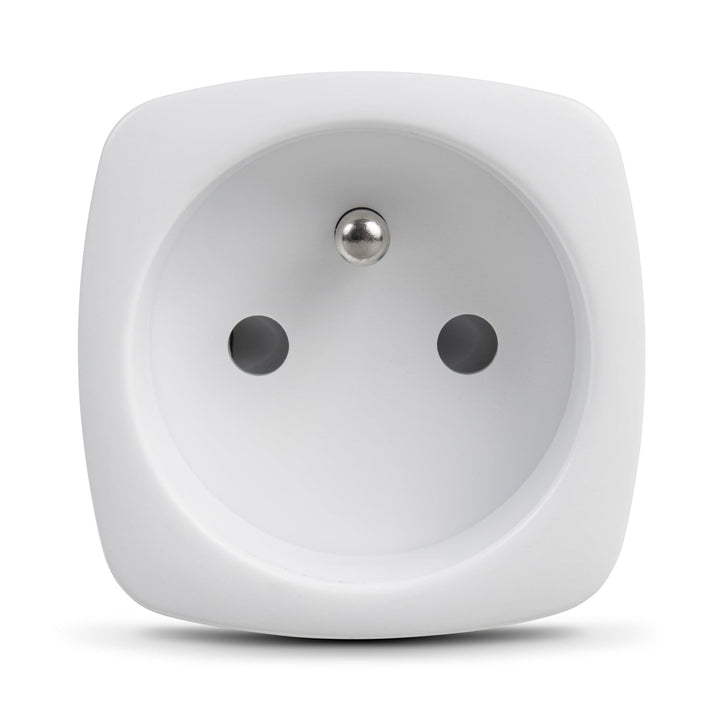 Fjernbetjent WiFi-stik GreenBlue, Android/iOS/Alexa/Google Home, energiforbrug, timer, maks. 3680 W, type E, GB720 E