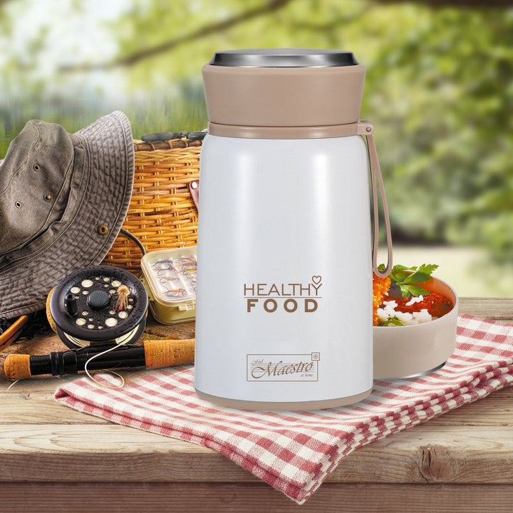 Termos til frokost 530 ml Maestro MR-1646-53 sammenklappelig ske