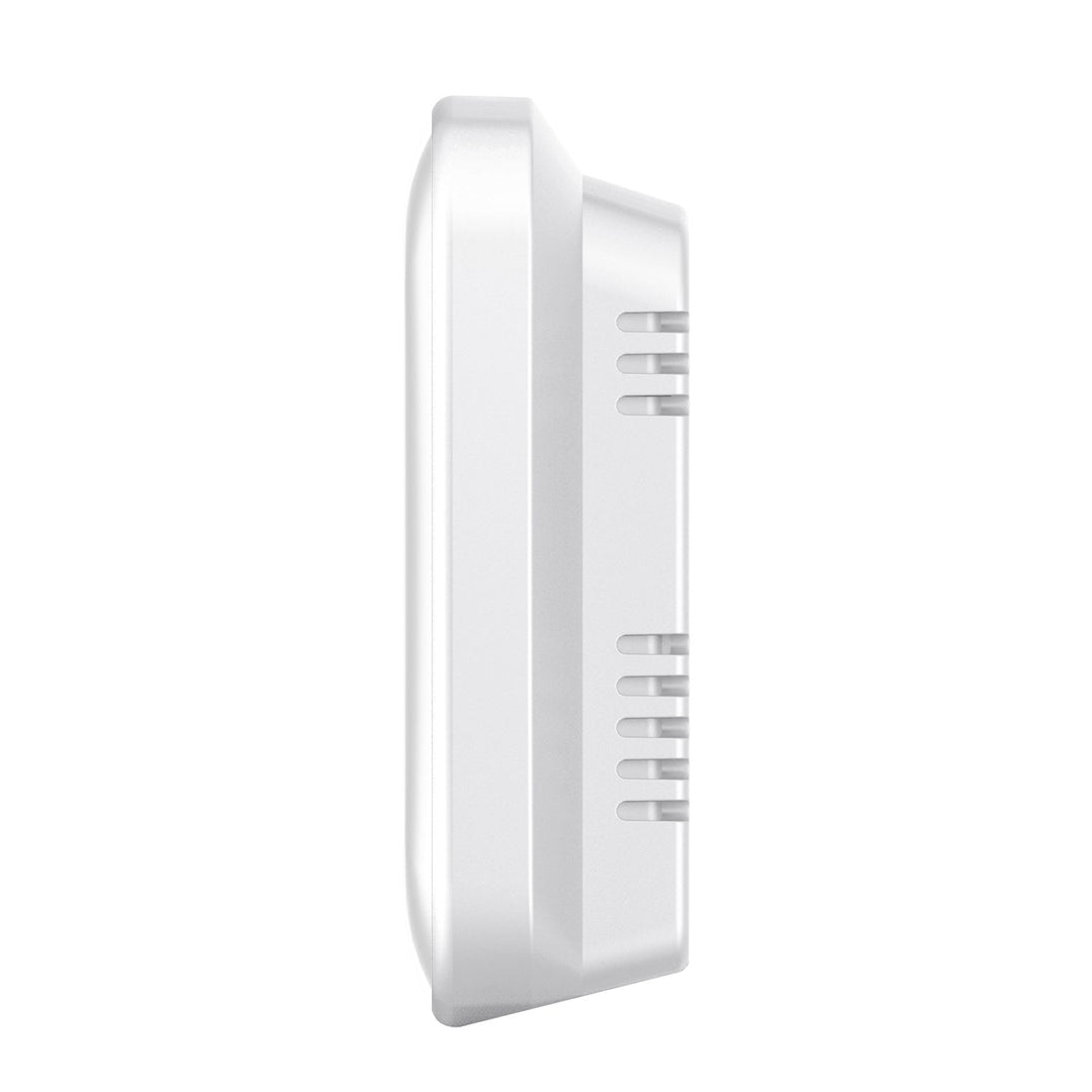 Vejrstation med GreenBlue-bassinetermometer, rækkevidde 60 m, flydende sensor, temperatur, klokkeslæt, kalender, DCF, GB216