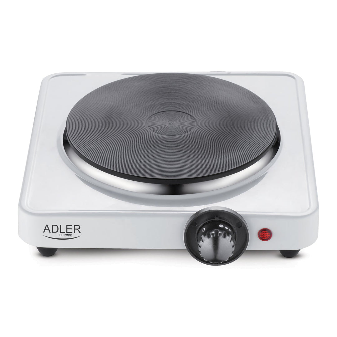Adler AD 6503 Elektrisk komfur med én kogeplade, 1500 W