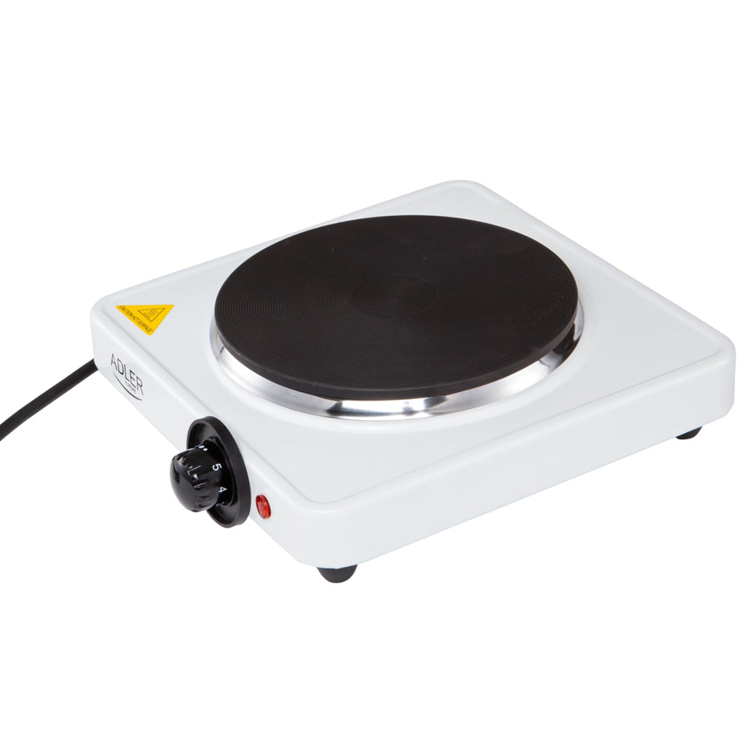 Adler AD 6503 Elektrisk komfur med én kogeplade, 1500 W