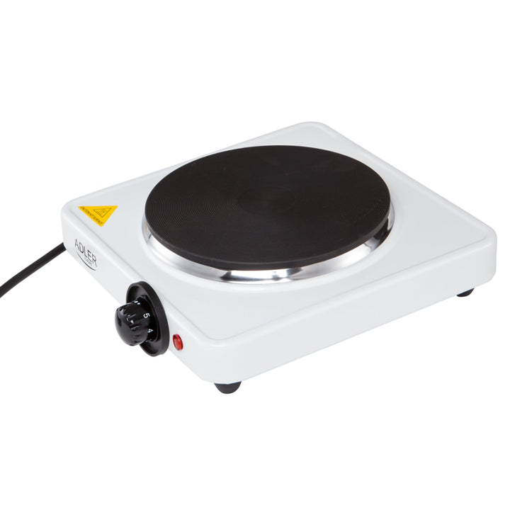 Adler AD 6503 Elektrisk komfur med én kogeplade, 1500 W