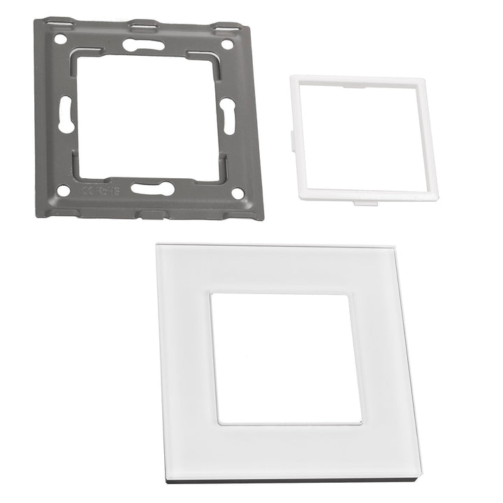 Maclean glasramme, enkelt, hvid, 86x86 mm, MCE730W