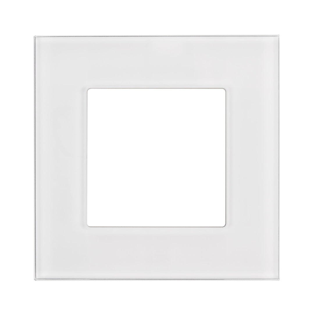 Maclean glasramme, enkelt, hvid, 86x86 mm, MCE730W