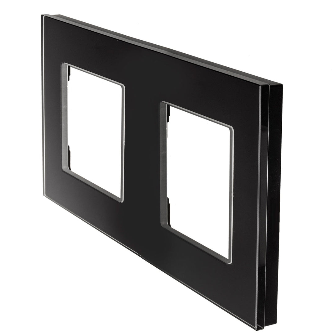 Maclean glasramme, dobbelt, sort, 157x86 mm, MCE729B