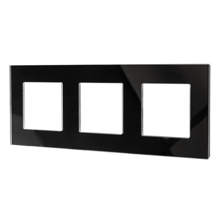 Maclean glasramme, tredobbelt, sort, 228x86 mm, MCE731B