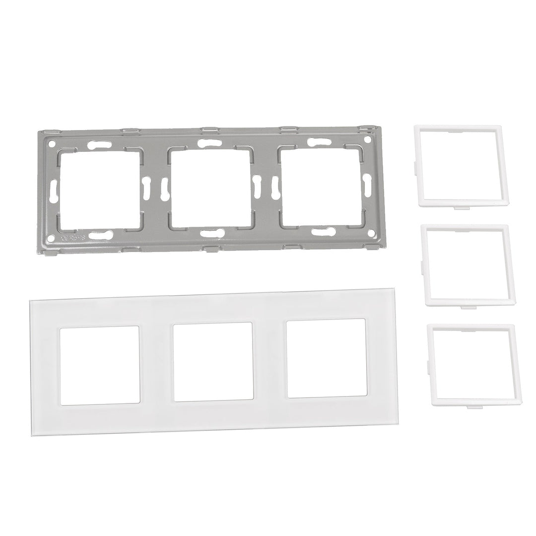 Maclean glasramme, tredobbelt, hvid, 228x86 mm, MCE731W