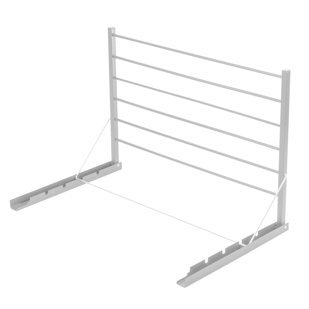 Foldbar badeværelseshåndtørrer, der fastgøres til væggen. Majka 90 cm hvid
