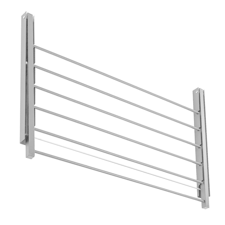 Foldbar badeværelseshåndtørrer, der monteres på væggen. Majka 100 cm hvid