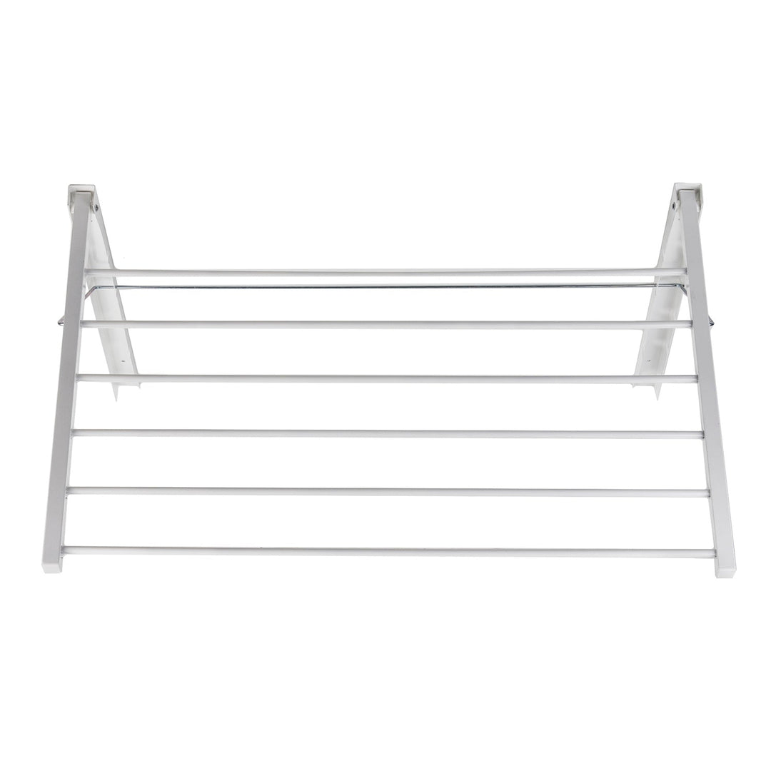 Foldbar badeværelseshåndtørrer, der monteres på væggen. Majka 100 cm hvid