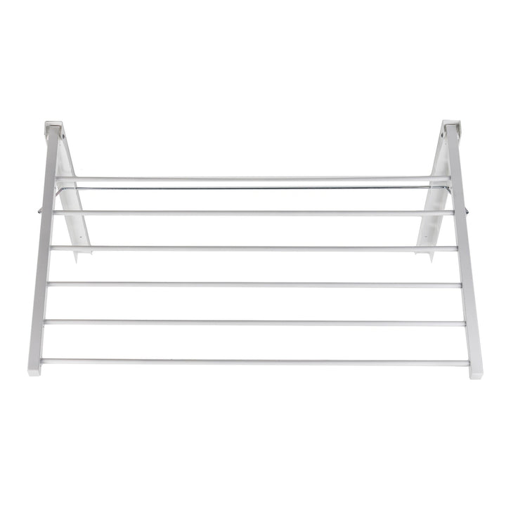 Foldbar badeværelseshåndtørrer, der monteres på væggen. Majka 100 cm hvid