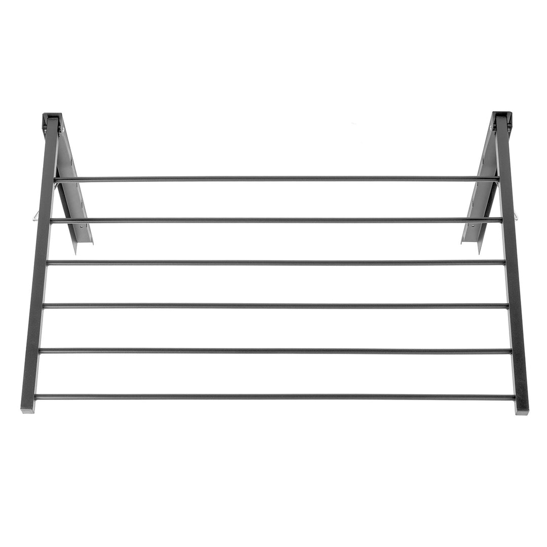 Foldbar badeværelseshåndklædetørrer til vægmontering. Majka 60 cm sølvfarvet