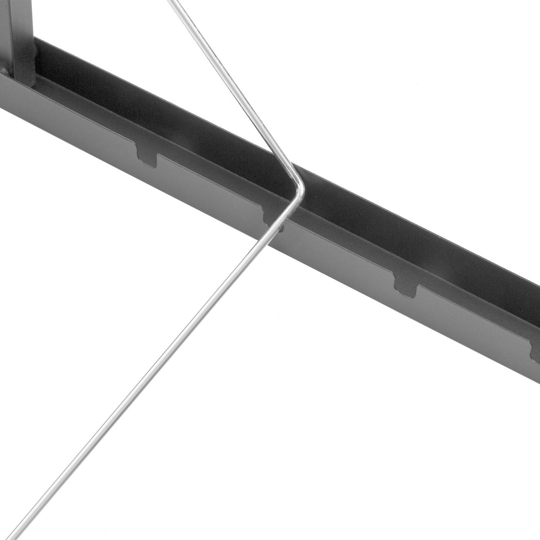 Foldbar badeværelseshåndklædetørrer til vægmontering. Majka 60 cm sølvfarvet