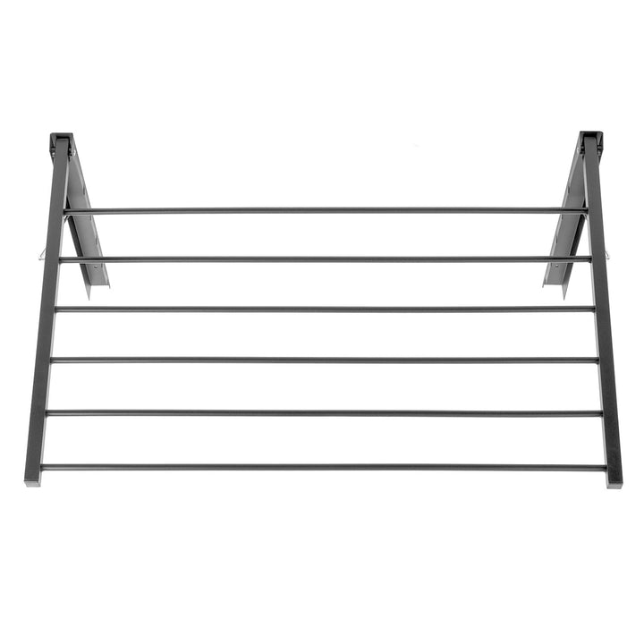 Foldbar badeværelseshåndklædetørrer til vægmontering. Majka 90 cm sølvfarvet