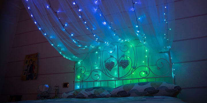 Twinkly Strings 600LED RGB 48m smart juletræslys