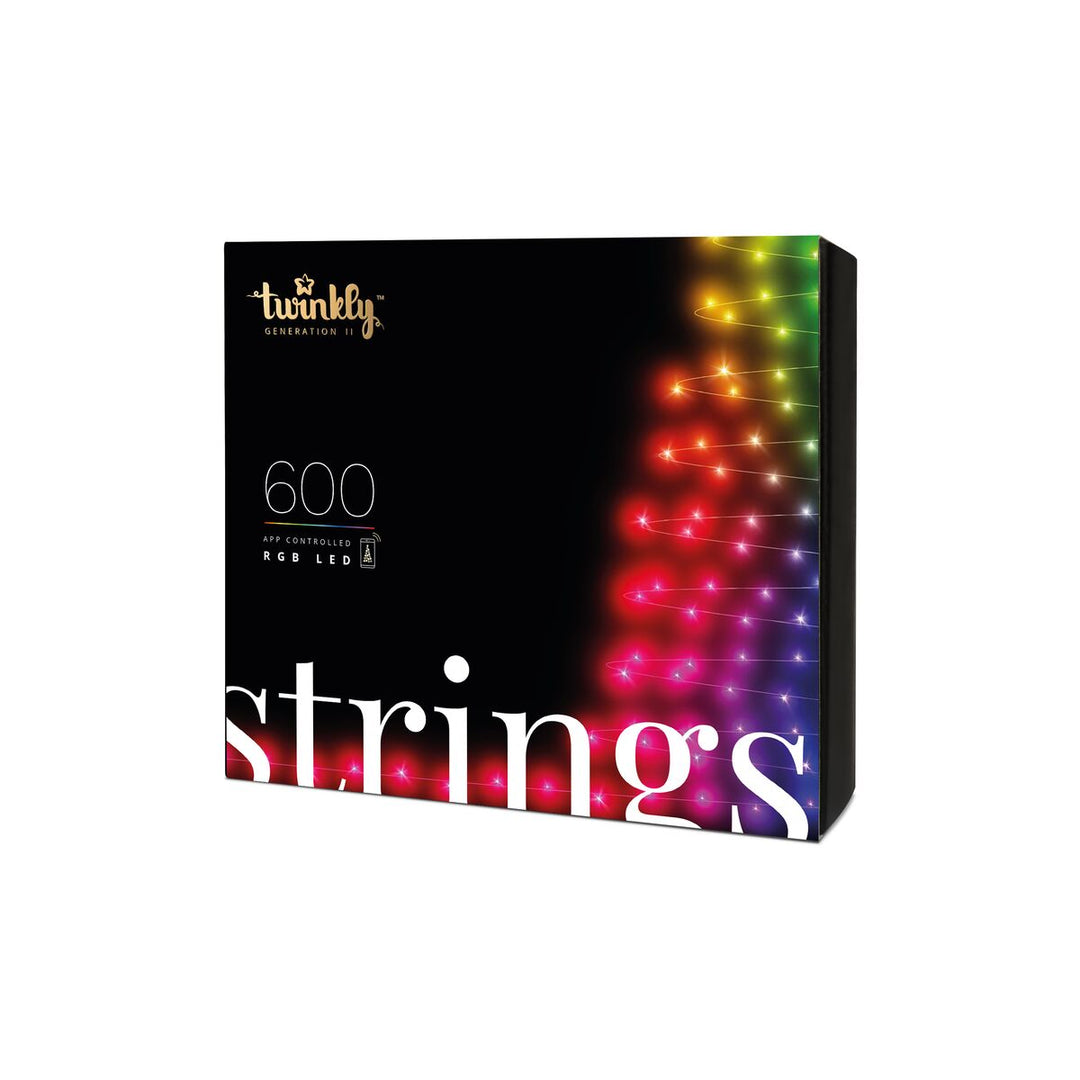 Twinkly Strings 600LED RGB 48m smart juletræslys