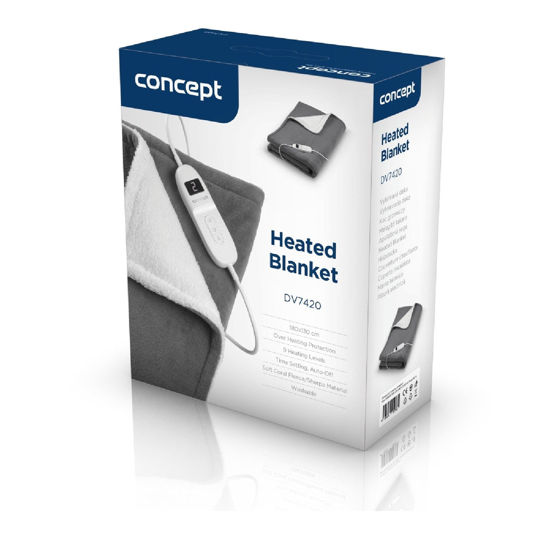 Varme tæppe XL 180x130cm Concept DV7420 Heated Blanket