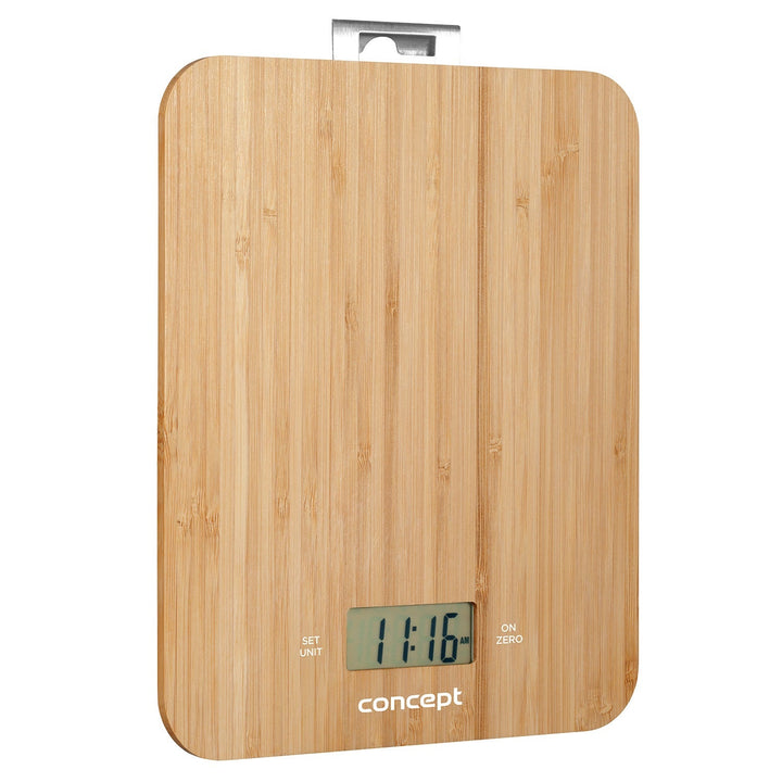 Digital køkkenvægt 15 kg concept bamboo vk5714 LCD