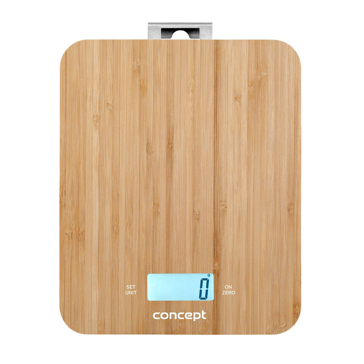 Digital køkkenvægt 15 kg concept bamboo vk5714 LCD