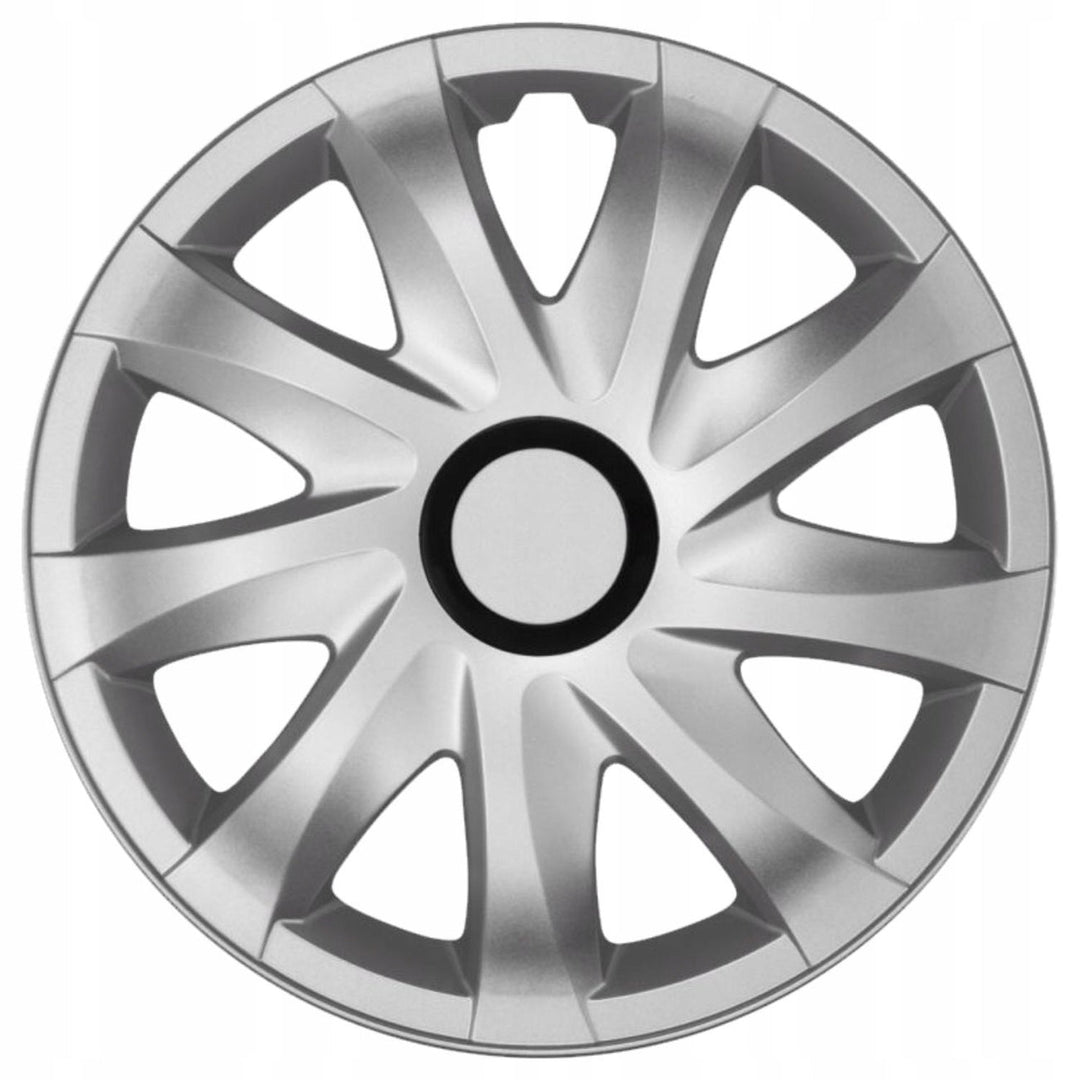 15'' NRM KANDO SILVER hjulkapsler, 4 stk., sølvfarvede