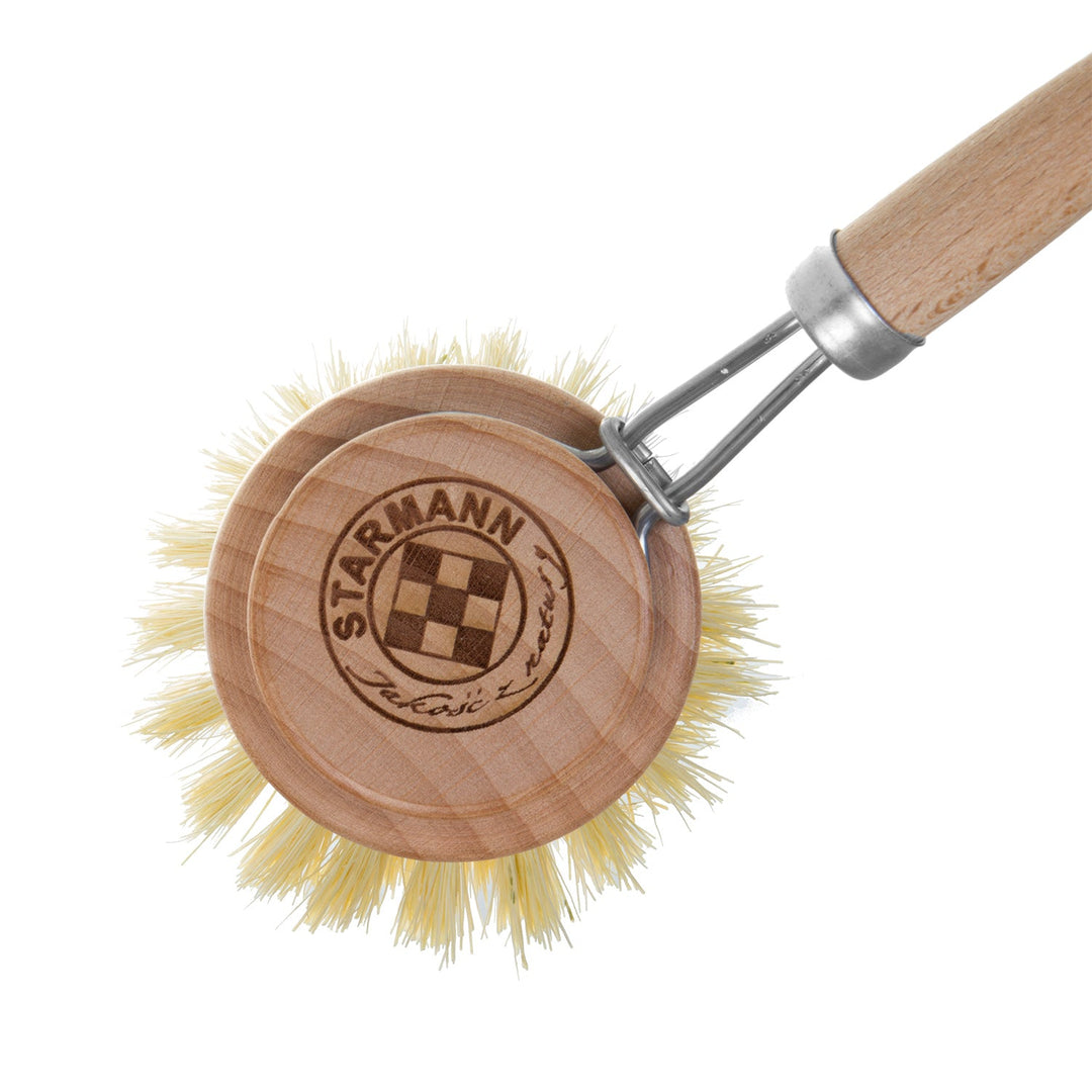 Opvaskebørste af træ + tampico (agave) STARMANN