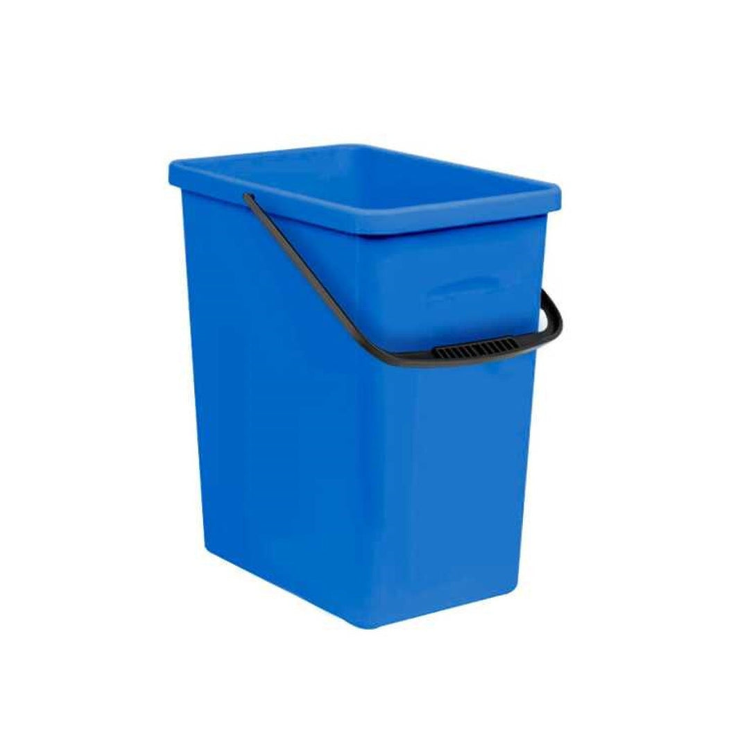 Branq affaldsspand til affaldssortering, med håndtag, blå, 10 liter, 1309