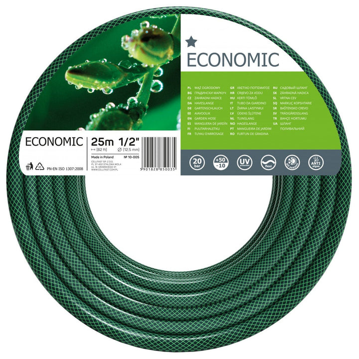 Cellfast Economic haveslange 1/2" 25 m 3-lags