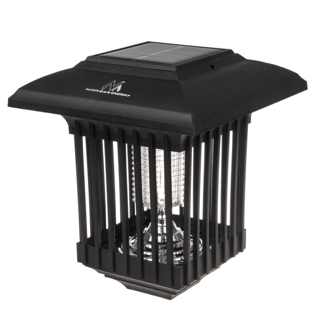 Maclean LED-insektlampe, IP44, LED/UV, batteri 2*AA Ni-MH 200 mAh, solcelle 2V DC MCE448