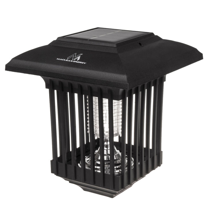 Maclean LED-insektlampe, IP44, LED/UV, batteri 2*AA Ni-MH 200 mAh, solcelle 2V DC MCE448