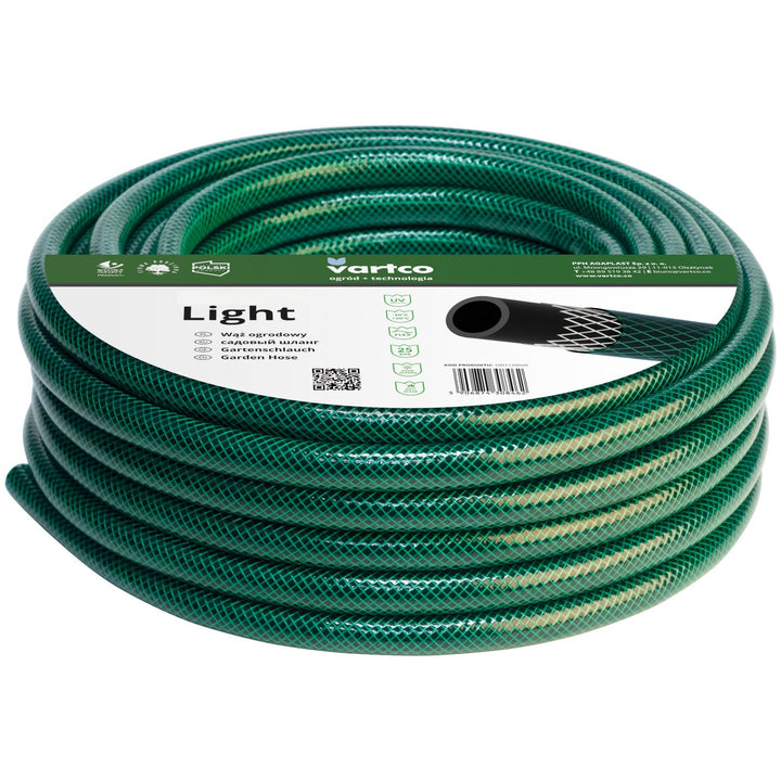 Vartco Light 3/4" 30 m fleksibel haveslange, 3 lag