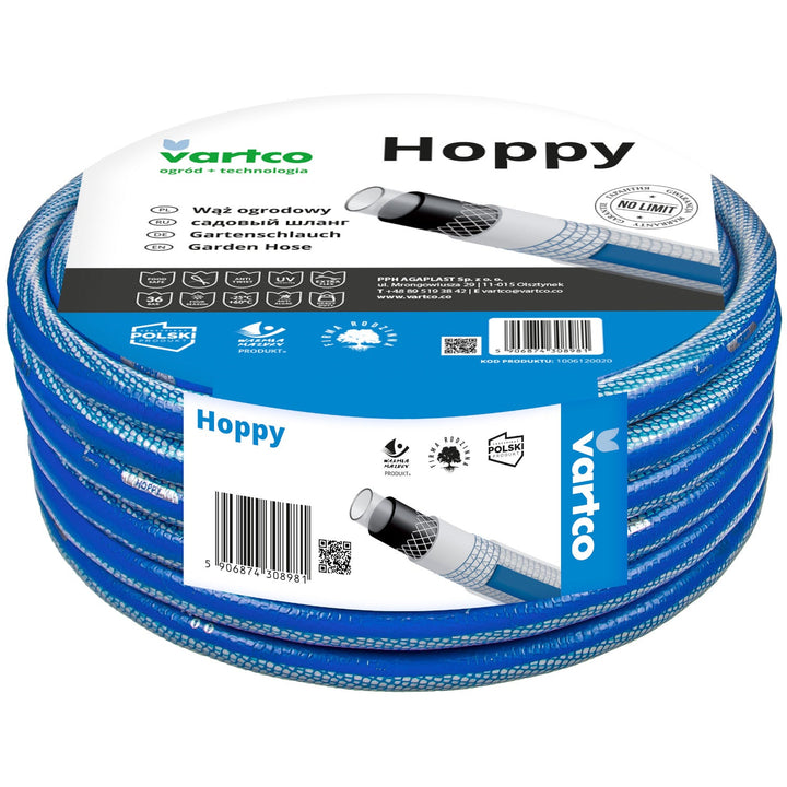 Vartco Hoppy 3/4" 50 m 6-lags ikke-snoet haveslange
