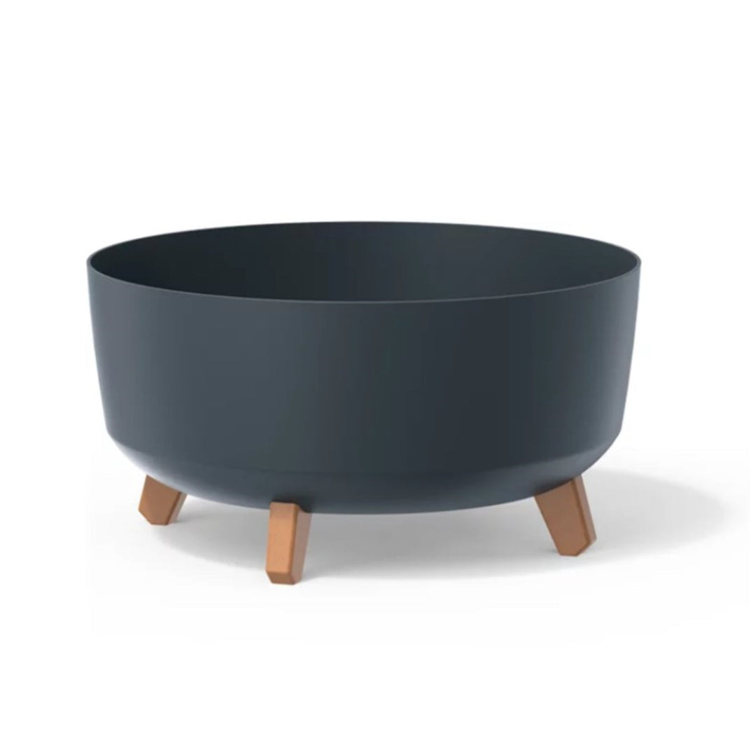 Prosperplast Gracia Low DGRL400L-S433 blomsterkrukke, antracitgrå