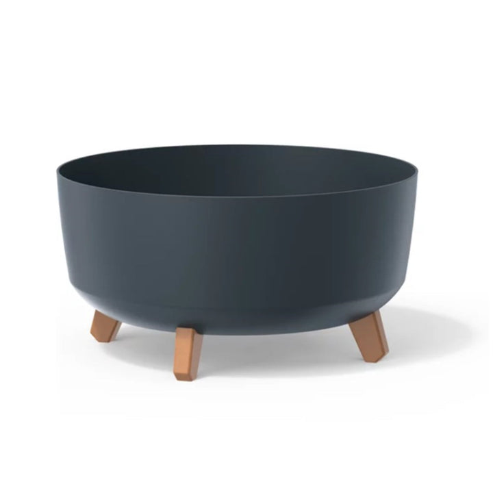 Prosperplast Gracia Low DGRL400L-S433 blomsterkrukke, antracitgrå