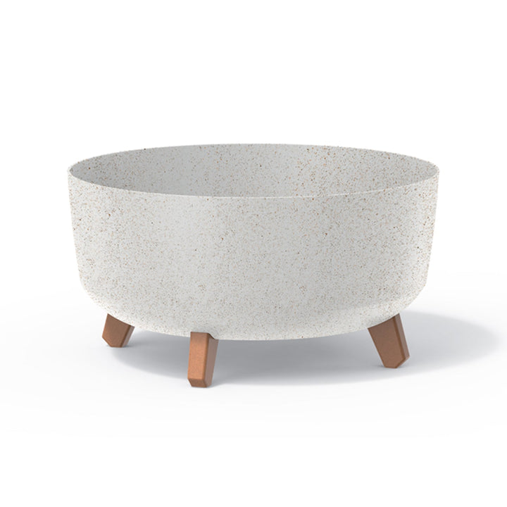 Gracia Low ECO Wood DGRL400LW-S449W blomsterkrukke – farve: hvid ECO