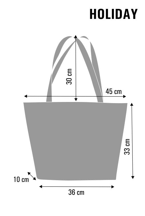 Bertoni skuldertaske, lynlås, vejrbestandig, holdbart tryk, Flora-mønster