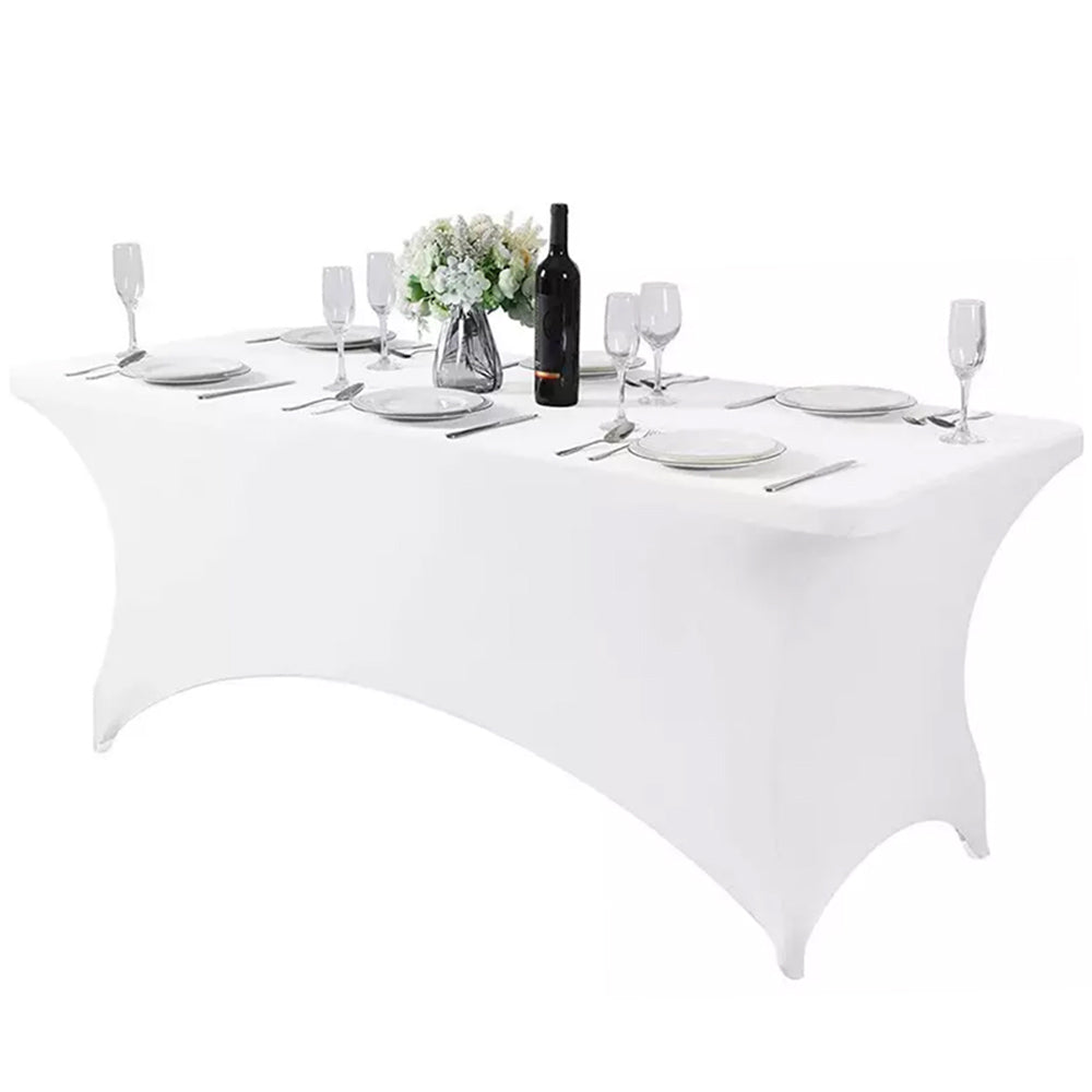 Elastisk borddug til cateringbord, hvid GreenBlue, 180x75x74cm, spandex, GB371