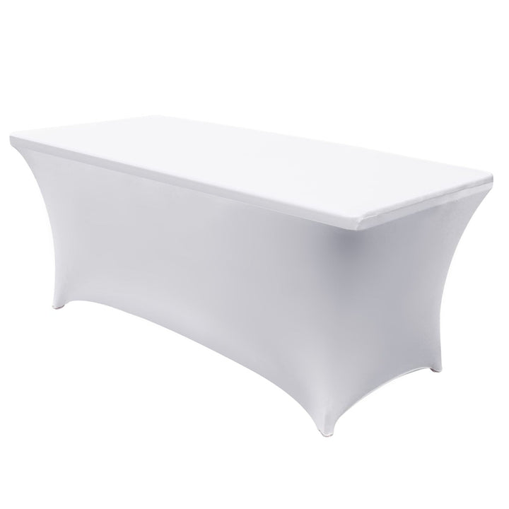 Elastisk borddug til cateringbord, hvid GreenBlue, 180x75x74cm, spandex, GB371