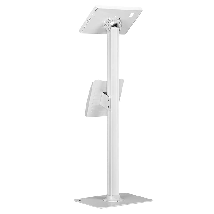 Stoajk reklamestativ til tablet Maclean, gulvmodel med lås, 9,7"-11", iPad/iPad Air/iPad Pro, Samsung Galaxy Tab A/Tab A7/Tab S6 Lite, MC-476W
