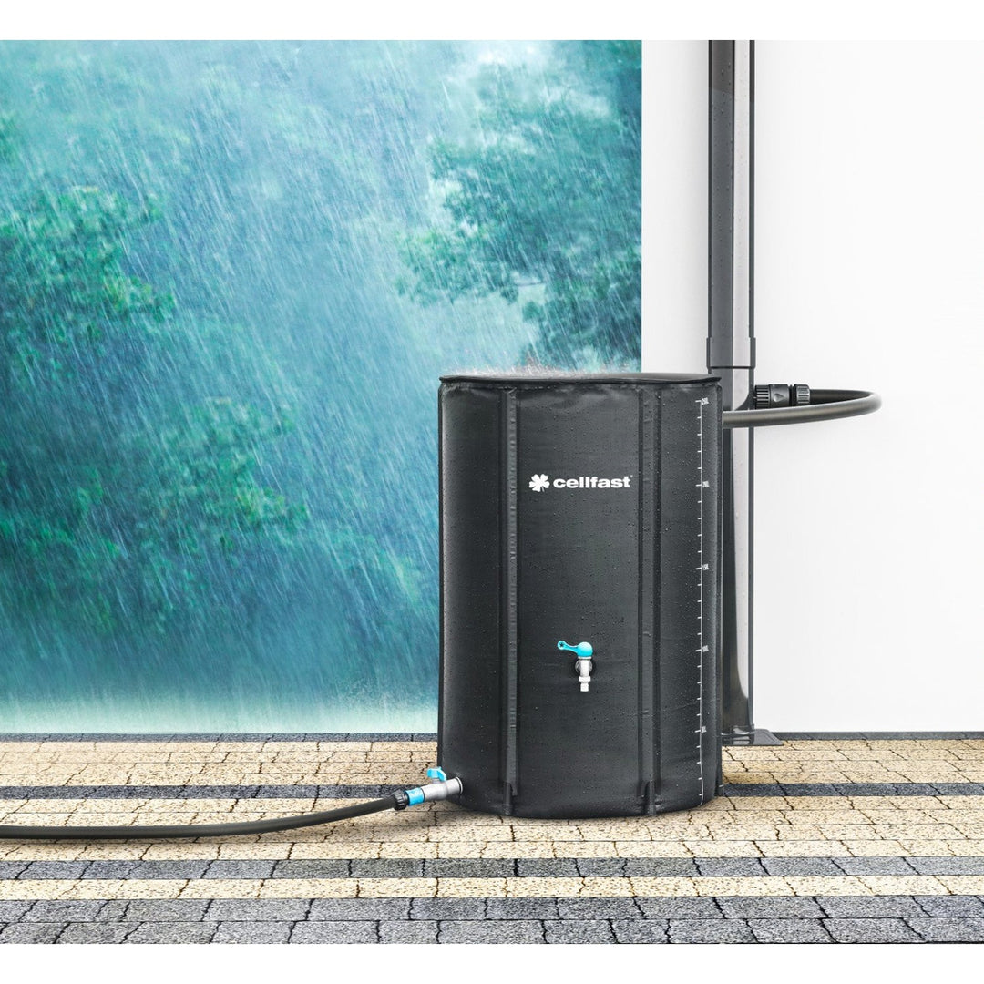 Foldbar regnvandsbeholder CELLFAST 52-550 med en kapacitet på 250 liter